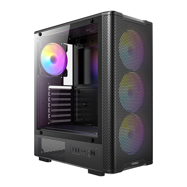 Antec Antec VX310 ARGB Mid-Tower Gaming PC Case - Pre-In Mid Tower Case - Black 